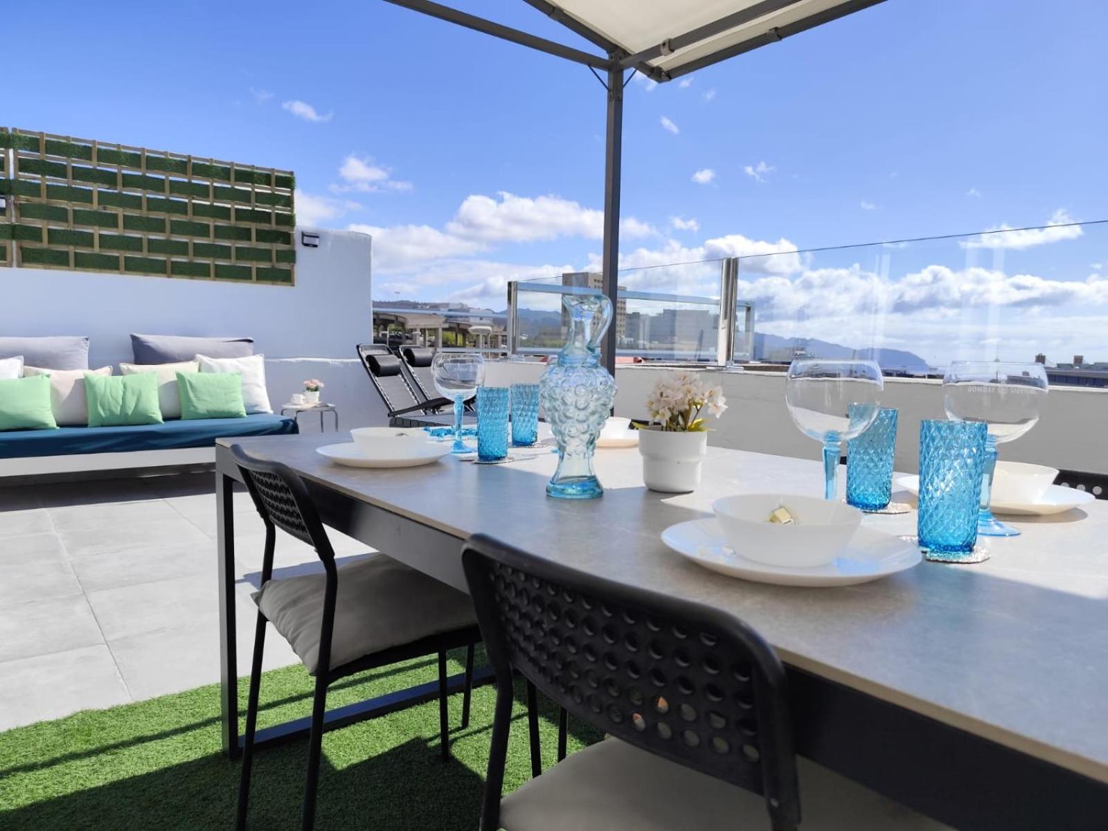 شقة Atico Micaela. Terraza Y Vistas سانتا كروز دي تينيريف المظهر الخارجي الصورة